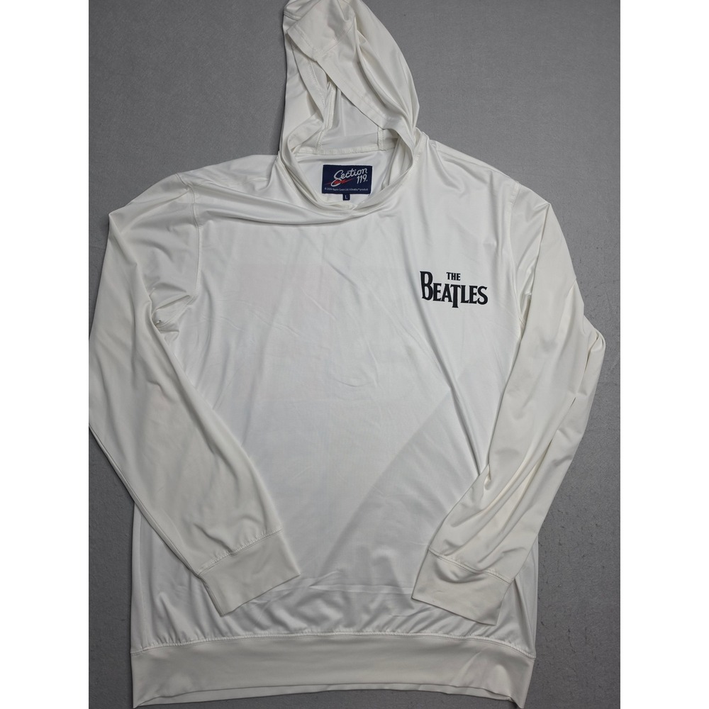 Section‎ 119 Hoodie Unisex L White The Beatles And Faces UPF 50 Sun Protection